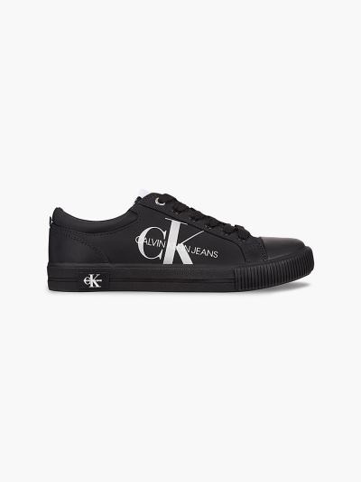 Calvin Klein Cipők HU534038 | Calvin Klein Reflective Logo Női Sportcipő Fekete